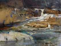 2ND PLACE OIL/ACRYLIC: Albert Handell