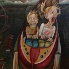 2ND PLACE OIL/ACRYLIC: Rebecca Salazar